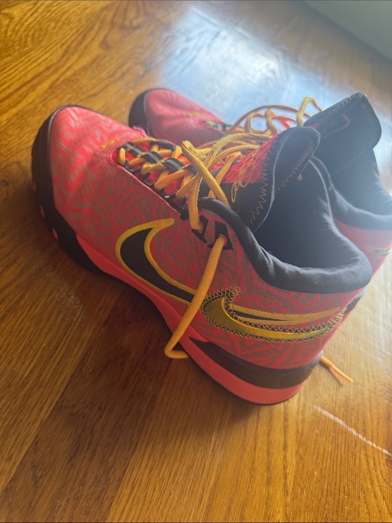 Nike Other - Nike Red and Yellow Basketball Shoes